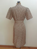 German Green Print Dress <br> (B-38" W-30" H-40")