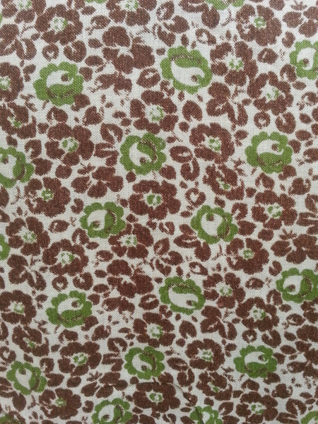 German Green Print Dress <br> (B-38" W-30" H-40")