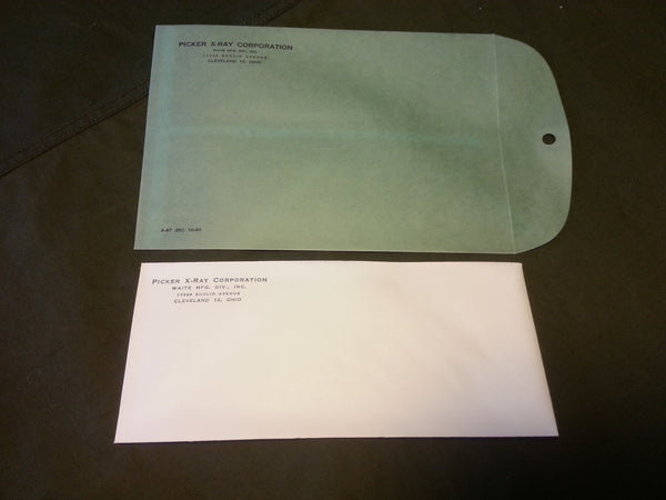 Picker X-Ray Paperwork (7 Piece Set) 1944