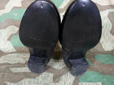 High Heel Boots with Lamb Wool Trim
