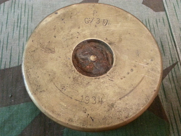 German Artillery Shell Ashtray 1934