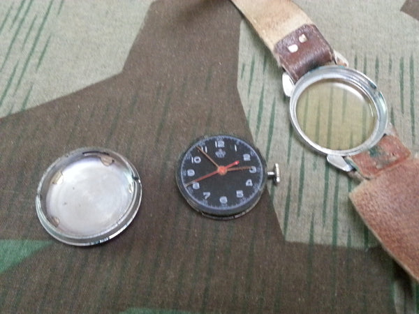 Thiel Wrist Watch w/ Black Face Red Hands