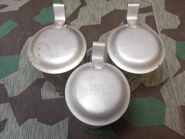 Thüringer Burg Glass Beer Mugs