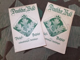 Deutscher Wald Brief Papier Stationary Set