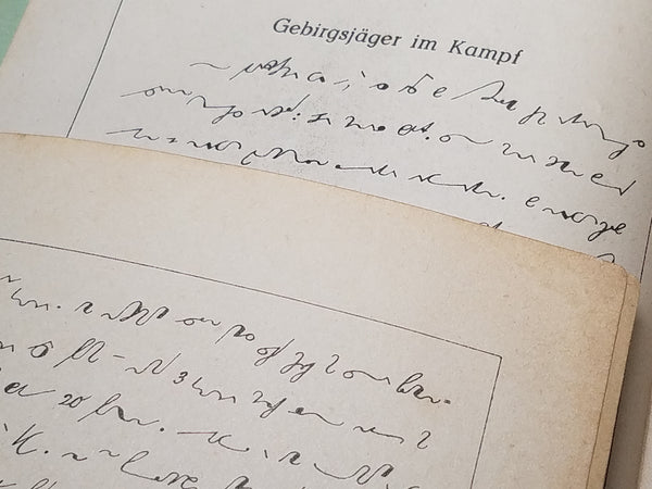 German Stenography Books 1943 (Set of 2)