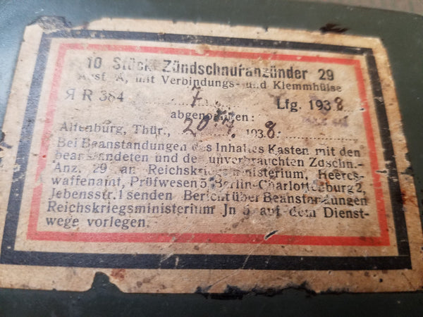 Steel Fuse Box For 10 Igniters ZDSCHN ANZ 29