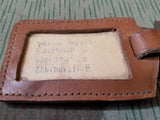 German Brown Luggage Tag