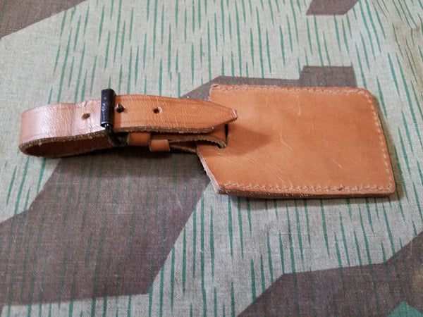 German Brown Luggage Tag