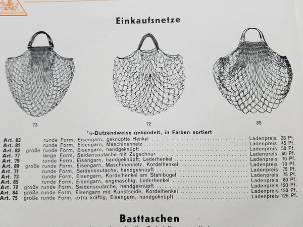 German Mesh Shopping Bags