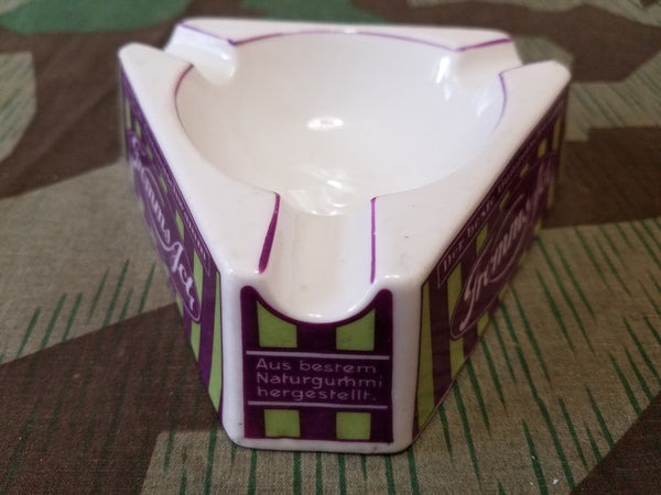 Pre-War Fromms Condom Triangular Ashtray