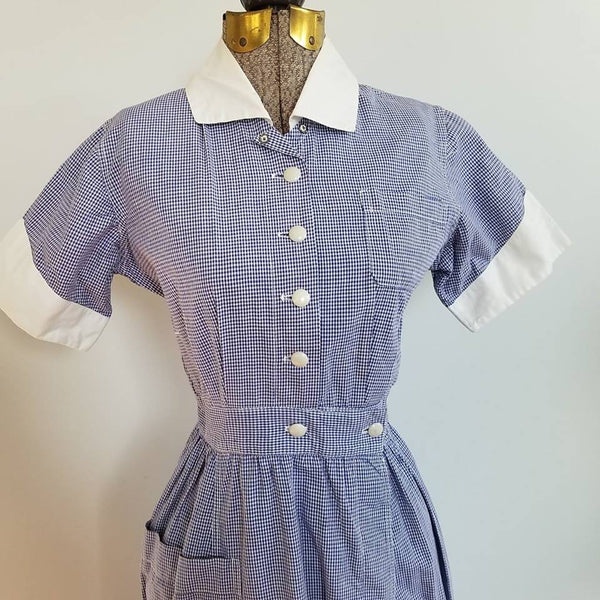 Nurse Uniform - Dress and Apron <br> (B-35" W-24" H-34")