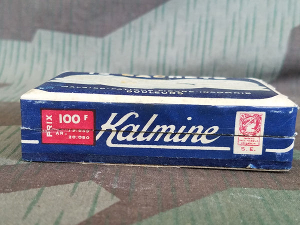 French Kalmine Pill Box with Contents