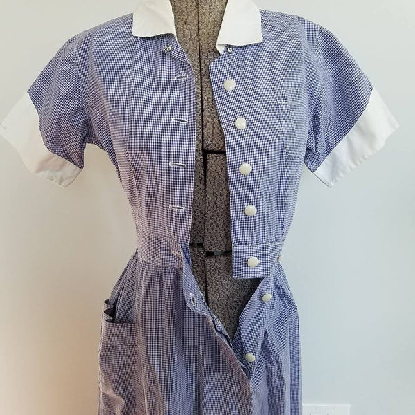 Nurse Uniform - Dress and Apron <br> (B-35" W-24" H-34")