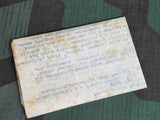 Wie Helfe Ich? Original First Aid Book with Poison Gas Leaflet