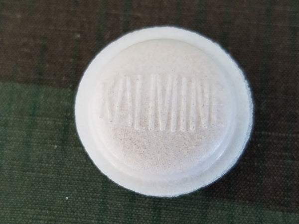 French Kalmine Pill Box with Contents