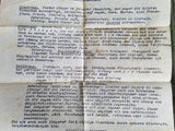 Wie Helfe Ich? Original First Aid Book with Poison Gas Leaflet