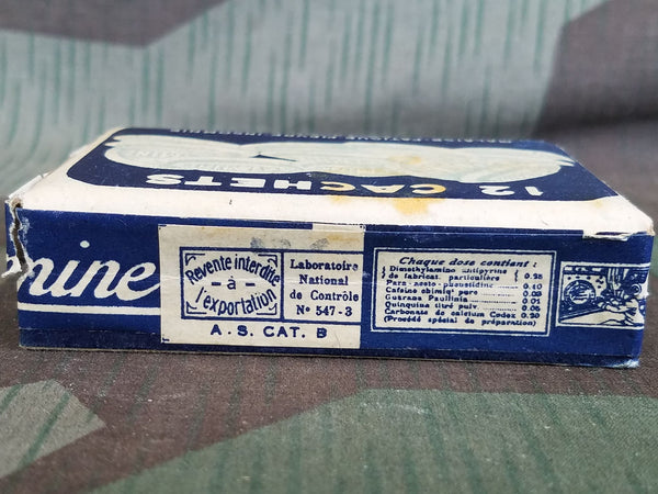 French Kalmine Pill Box with Contents