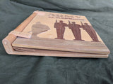 Wooden US Army Scrapbook