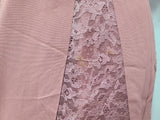 Pink Dress with Lace Inserts <br> (B-43" W-31" H-43")