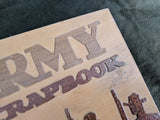 Wooden US Army Scrapbook