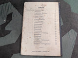 First Aid Book Kiel 1915