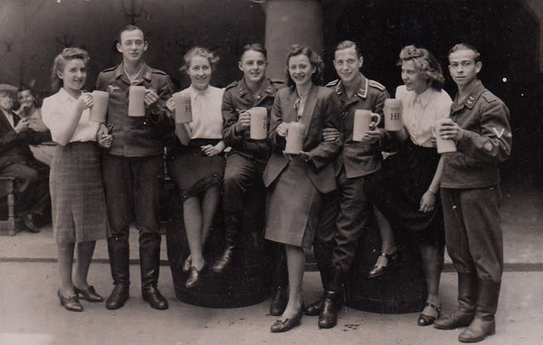 WWI Kgl. Hof-Bräuhaus München 1L Krug with Lid <br>(made between 1913-1918)