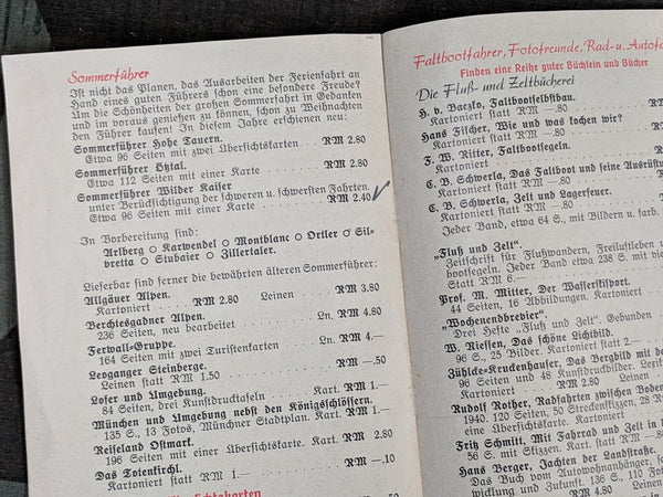 Small 1940 Catalog of Books