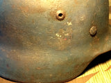 Original M35 Double Decal Luftwaffe Helmet 66 Shell