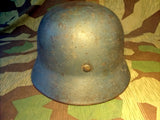 Original M35 Double Decal Luftwaffe Helmet 66 Shell