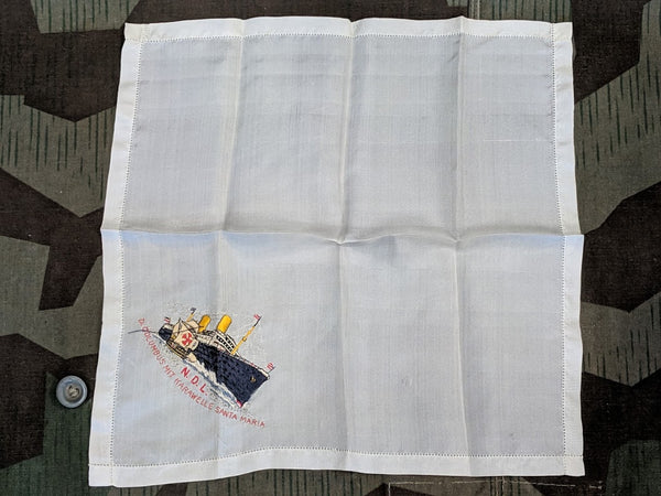 Norddeutscher Lloyd Cruise Ship Hankie