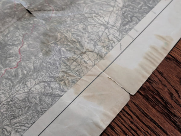 Hiking Map of the Thüringer Waldes