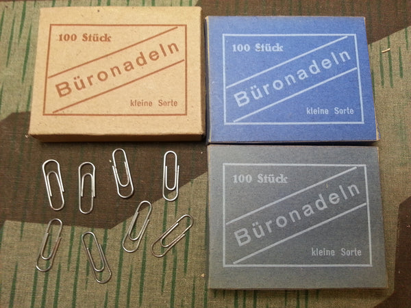 Original WWII-era German Büronadeln Paperclips