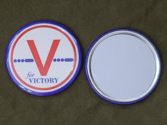 Repro V for Victory Pocket Mirror