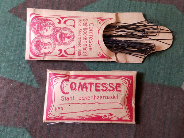 Vintage 1940s German Hair Pins in Packaging Comtesse