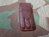 Vintage WWII-era German Leather Cigar Case