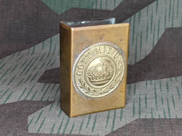 Gott Mit Uns WWI Brass Match Safe