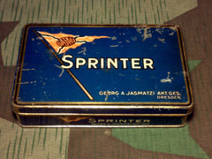WWII German 1930s/1940s Sprinter 50 Cigarette Tin