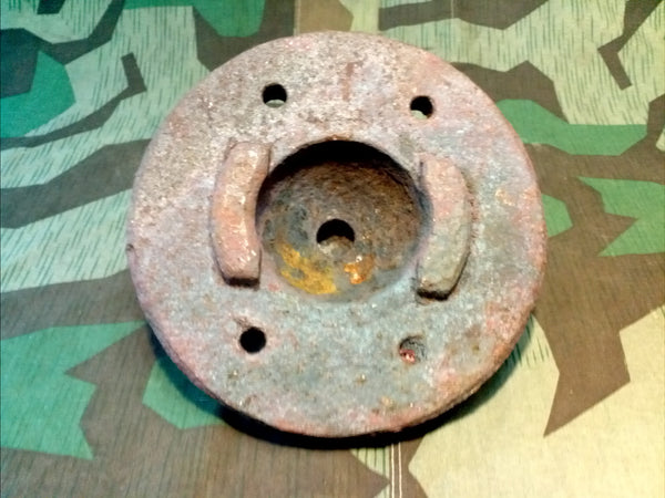 WWII German 8cm Gr.W.34 Mortar Ice Baseplate Gebirgsjäger