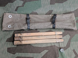 WWII German Tent Pegs with Bag