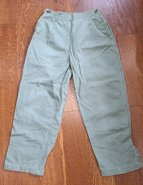 WWII Women's Marine Corps HBT Uniform Trousers USMCWR