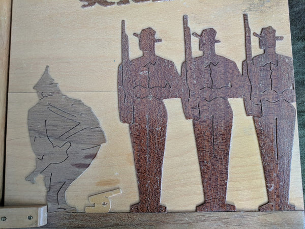 Wooden US Army Scrapbook
