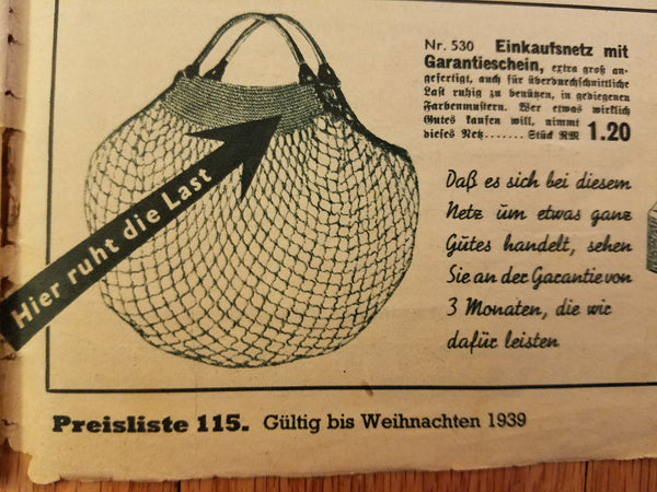 German Mesh Shopping Bags