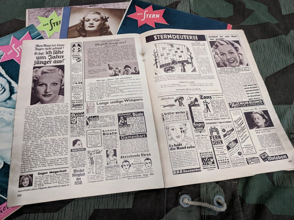1938 / 1939 Der Stern Film Magazines