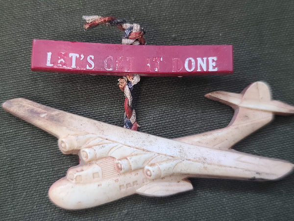 "Let's Get It Done" Airplane Pin (as-is)