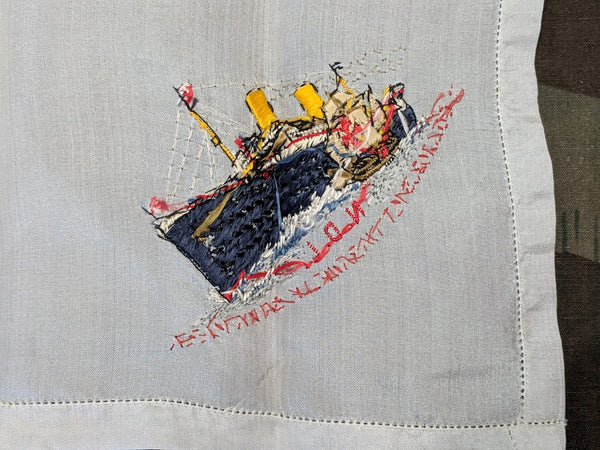 Norddeutscher Lloyd Cruise Ship Hankie