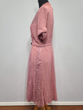 Pink Dress with Lace Inserts <br> (B-43" W-31" H-43")