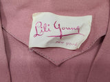 Pink Dress with Lace Inserts <br> (B-43" W-31" H-43")