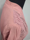 Pink Dress with Lace Inserts <br> (B-43" W-31" H-43")
