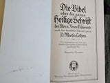 1930 Holy Bible New and Old Testament Evangelical