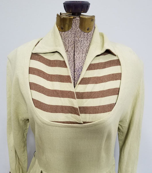 German Stripe Dress DRP Zipper <br> (B-34" W-27" H-39")